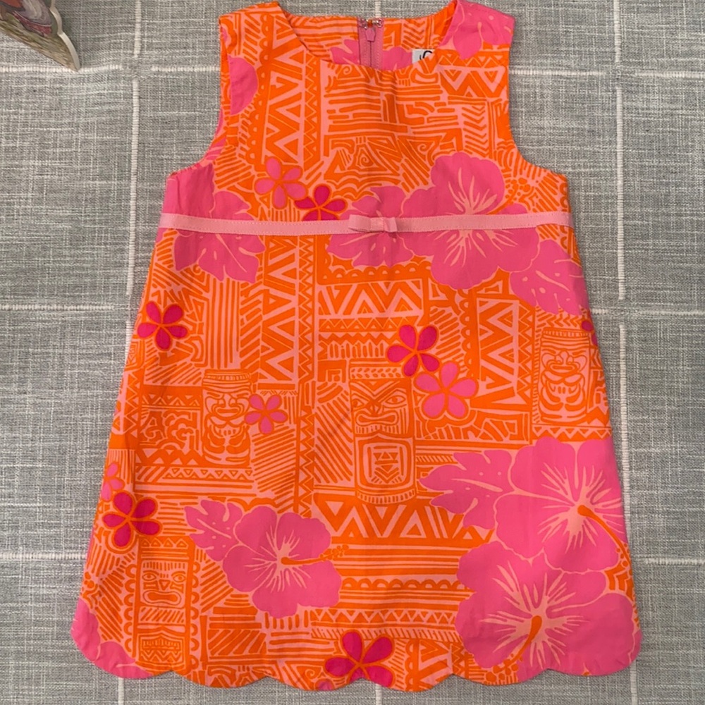 Lilly Pulitzer sneaky tiki print dress